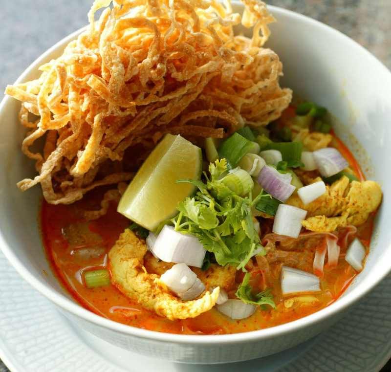 Khao soi noodle curry from Restaurang Charm